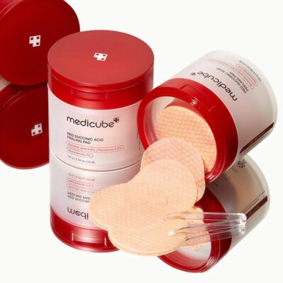 MEDICUBE Red Succinin Acid Peeling Pad, 70 Pad, 155gr